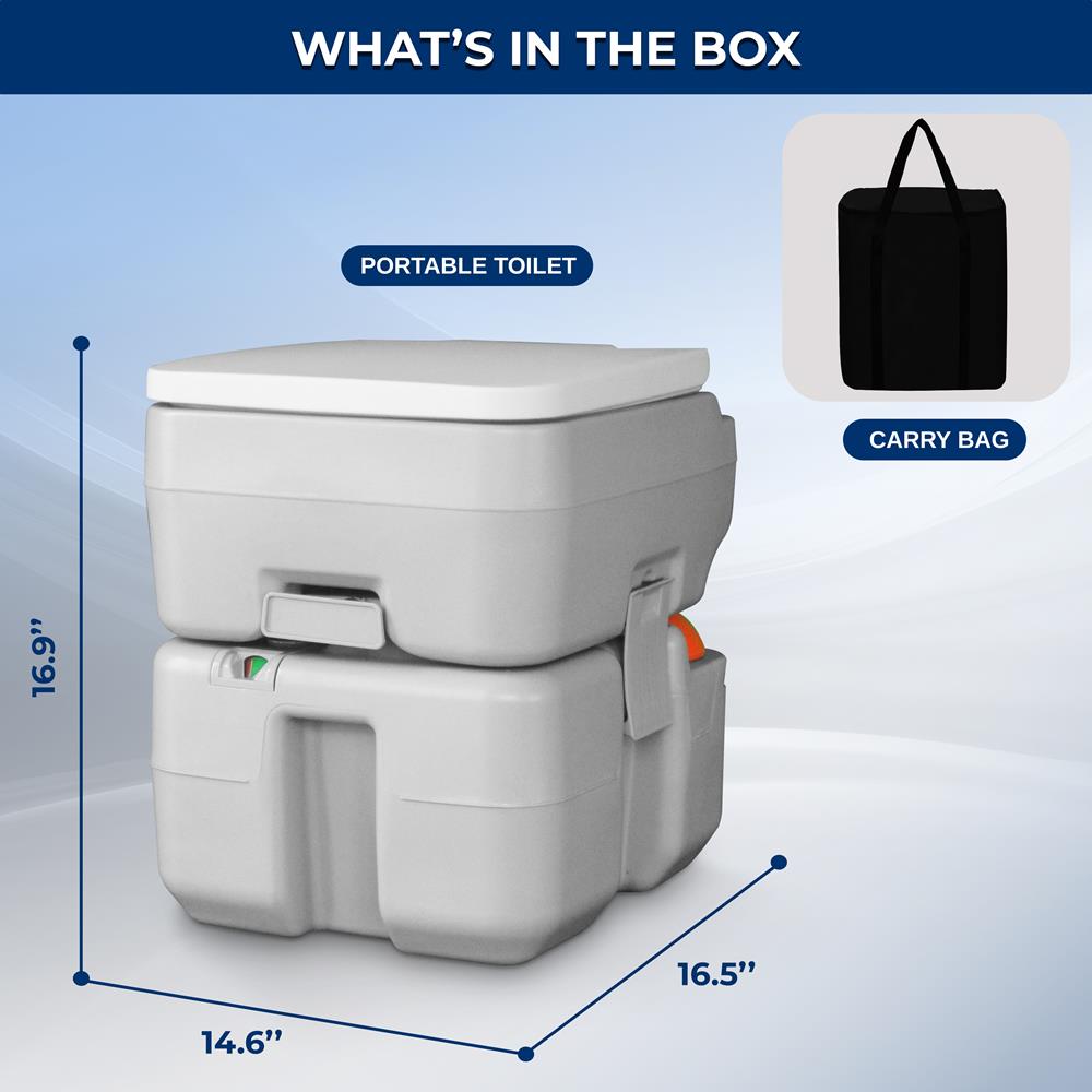 SereneLife Portable Toilet - Thumbnail 2
