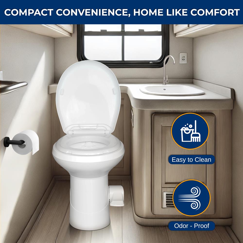 Pyle Gravity Flush Toilet - Thumbnail 3