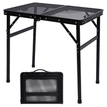 Serenelife Foldable Camping Table - 2Ft Small-Sized Height Adjustable Portable Outdoor Table With Easy Fold Design, Space-Saving Storage, Weather-Resistant Surface For Camping, Fishing, Picnics & Outdoor Adventures (Black)