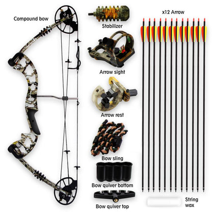 product image number 2 for SereneLife Compound Bow & Arrow Accessory Kit