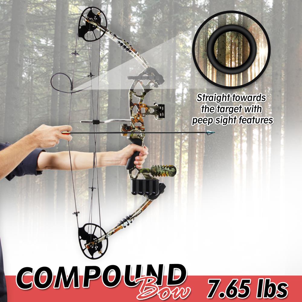 product image number 6 for SereneLife Compound Bow & Arrow Accessory Kit