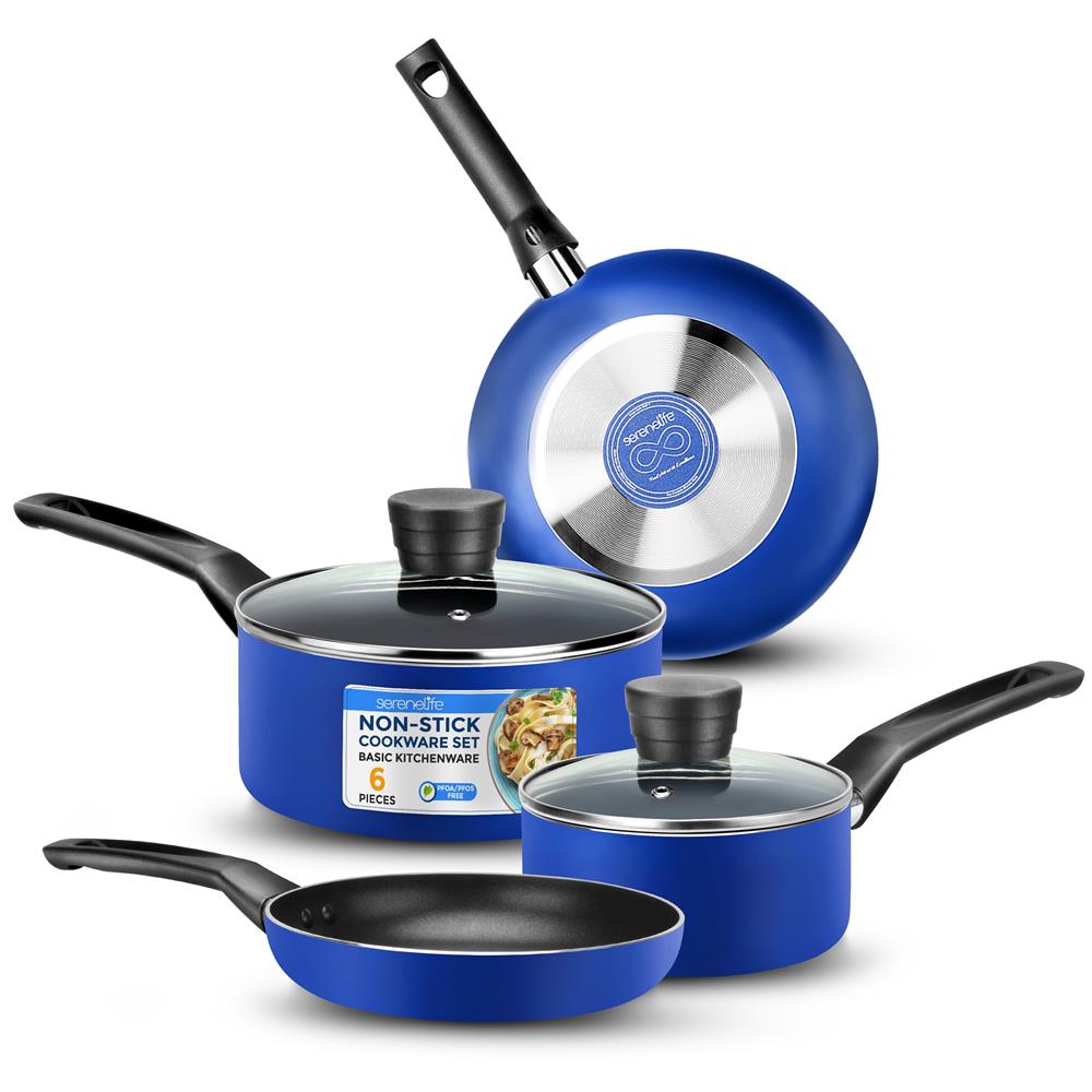 product image number 1 for SereneLife Home Kitchen Cookware Set