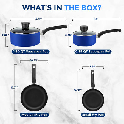 product image number 3 for SereneLife Home Kitchen Cookware Set