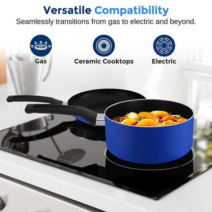 product image number 6 for SereneLife Home Kitchen Cookware Set