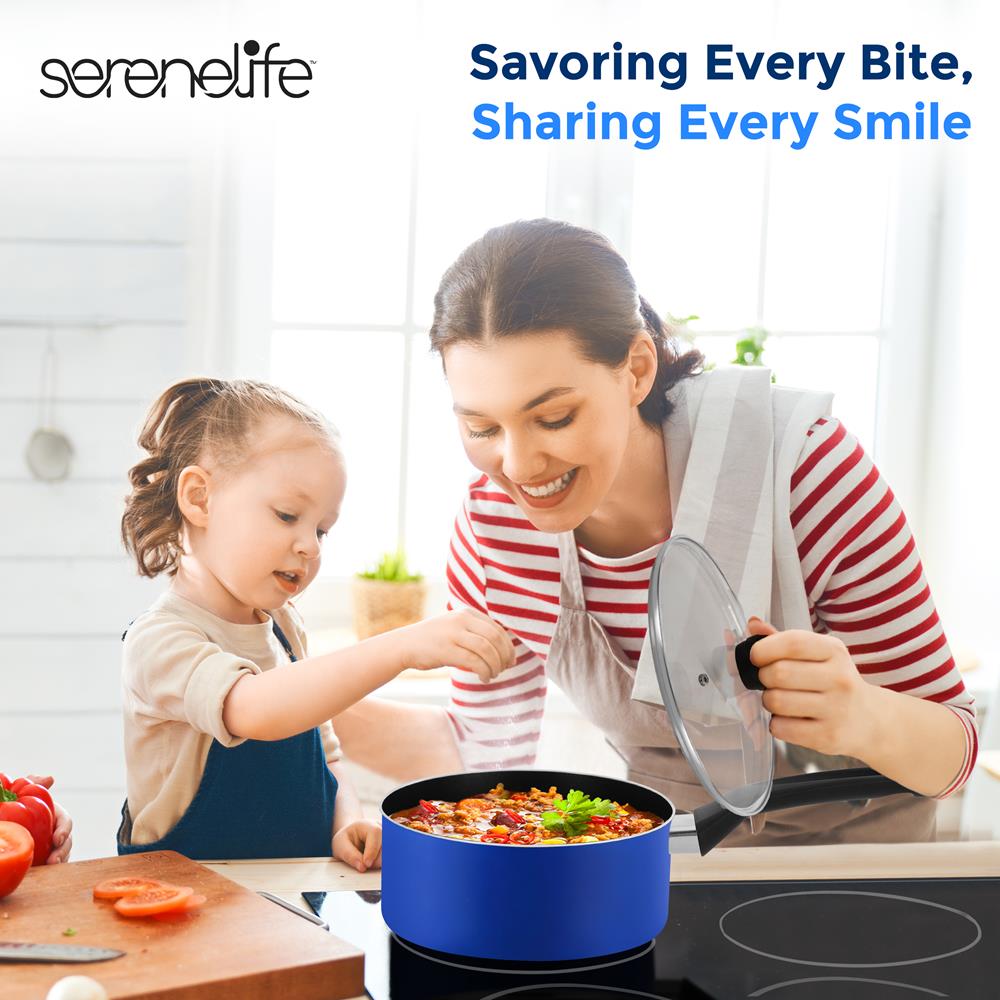 product image number 7 for SereneLife Home Kitchen Cookware Set