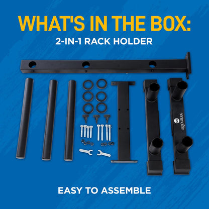 Olympic Weight Rack 800lb Capacity Steel Scratch-Resistant Frame