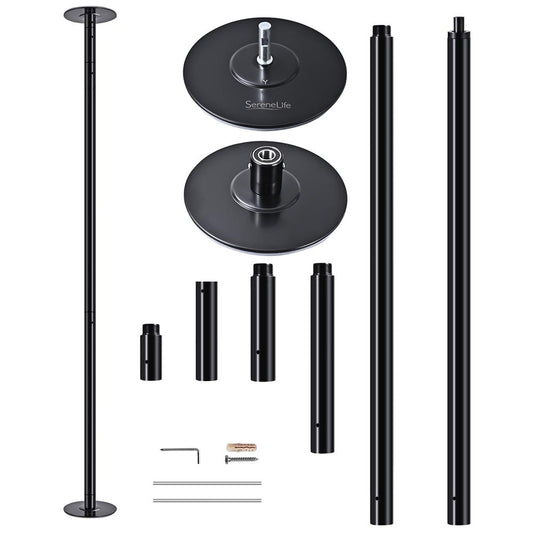 Adjustable Fitness Dance Pole, 1102 lb Capacity, Steel, Anti-Rust Surface