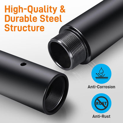 Adjustable Fitness Dance Pole, 1102 lb Capacity, Steel, Anti-Rust Surface