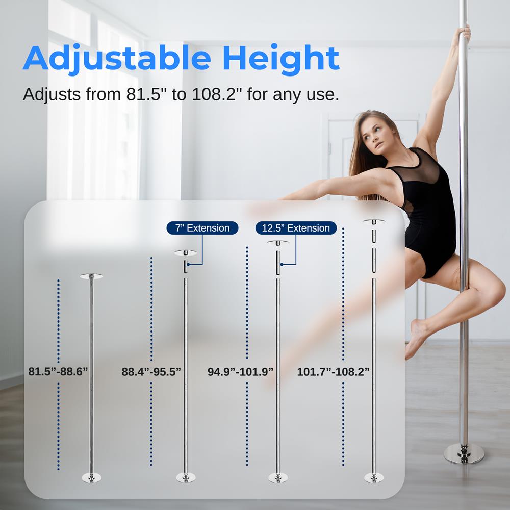 Pyle Spinning Fitness Pole - Thumbnail 2