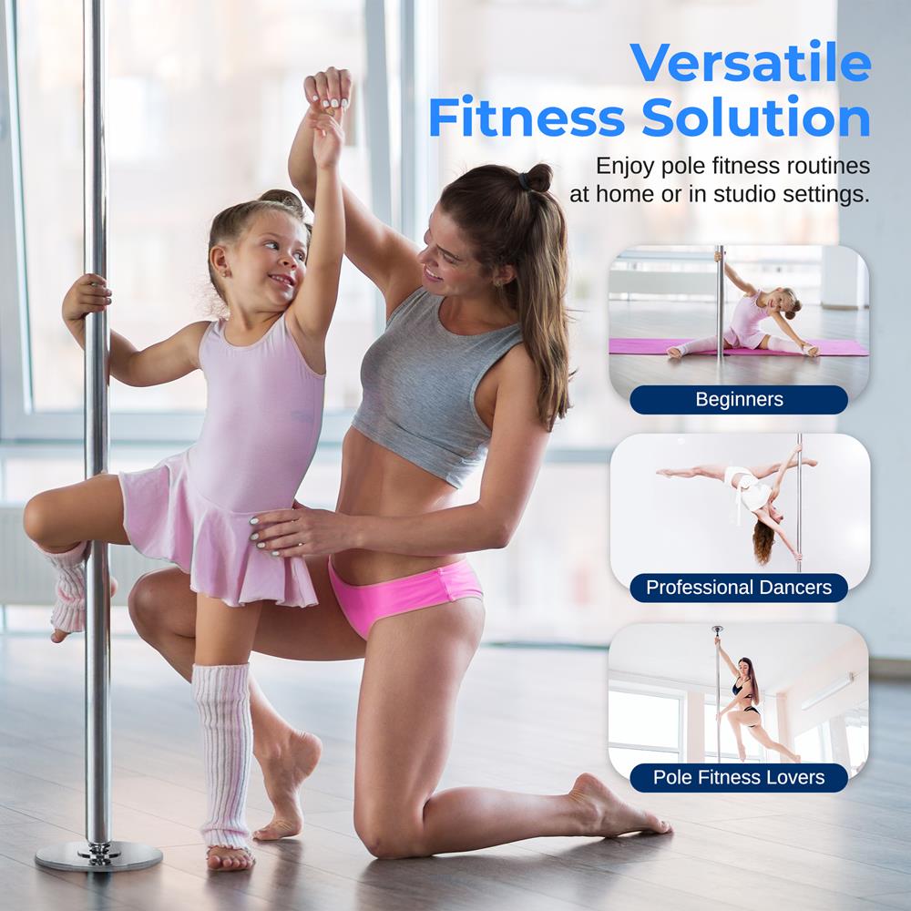 Pyle Spinning Fitness Pole - Thumbnail 4