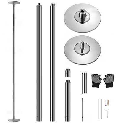 Portable Spinning Dance Pole, Adjustable Steel, Holds 1102 lbs