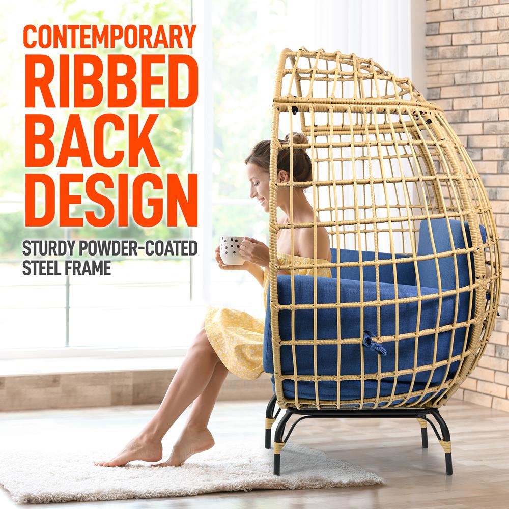product image number 6 for SereneLife Wicker Egg Chair