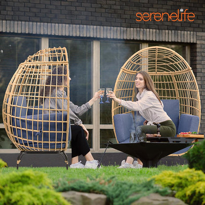 product image number 8 for SereneLife Wicker Egg Chair