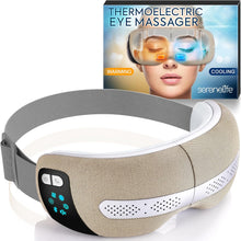 Smart Eye Massager, Relieves Strain, Heat Therapy, Bluetooth Music
