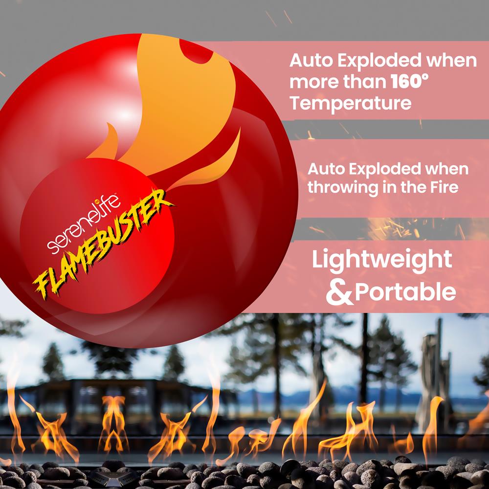 Automatic Fire Ball Extinguisher, Range 13ft, Instant Activation