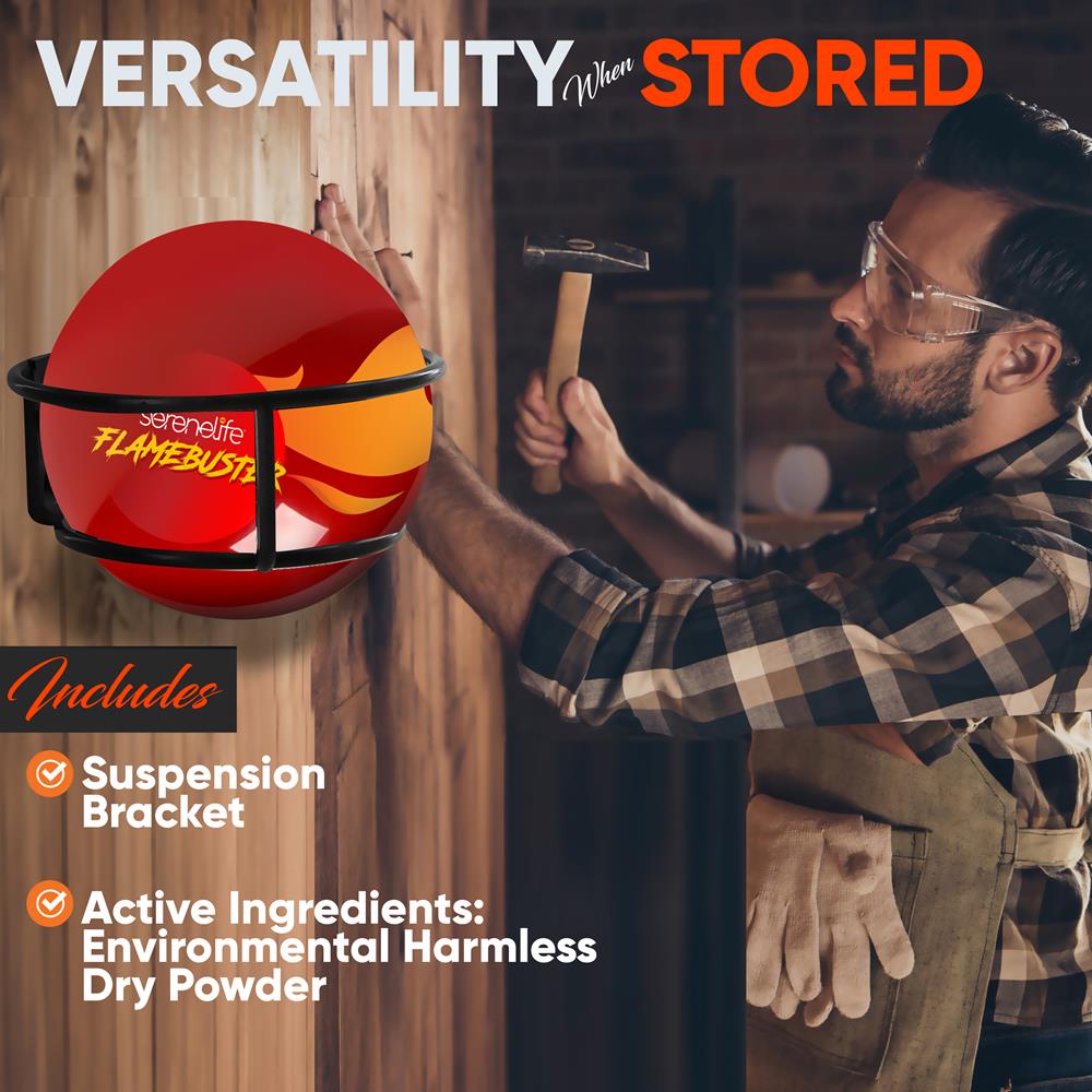 product image number 4 for SereneLife Fire Ball Extinguisher