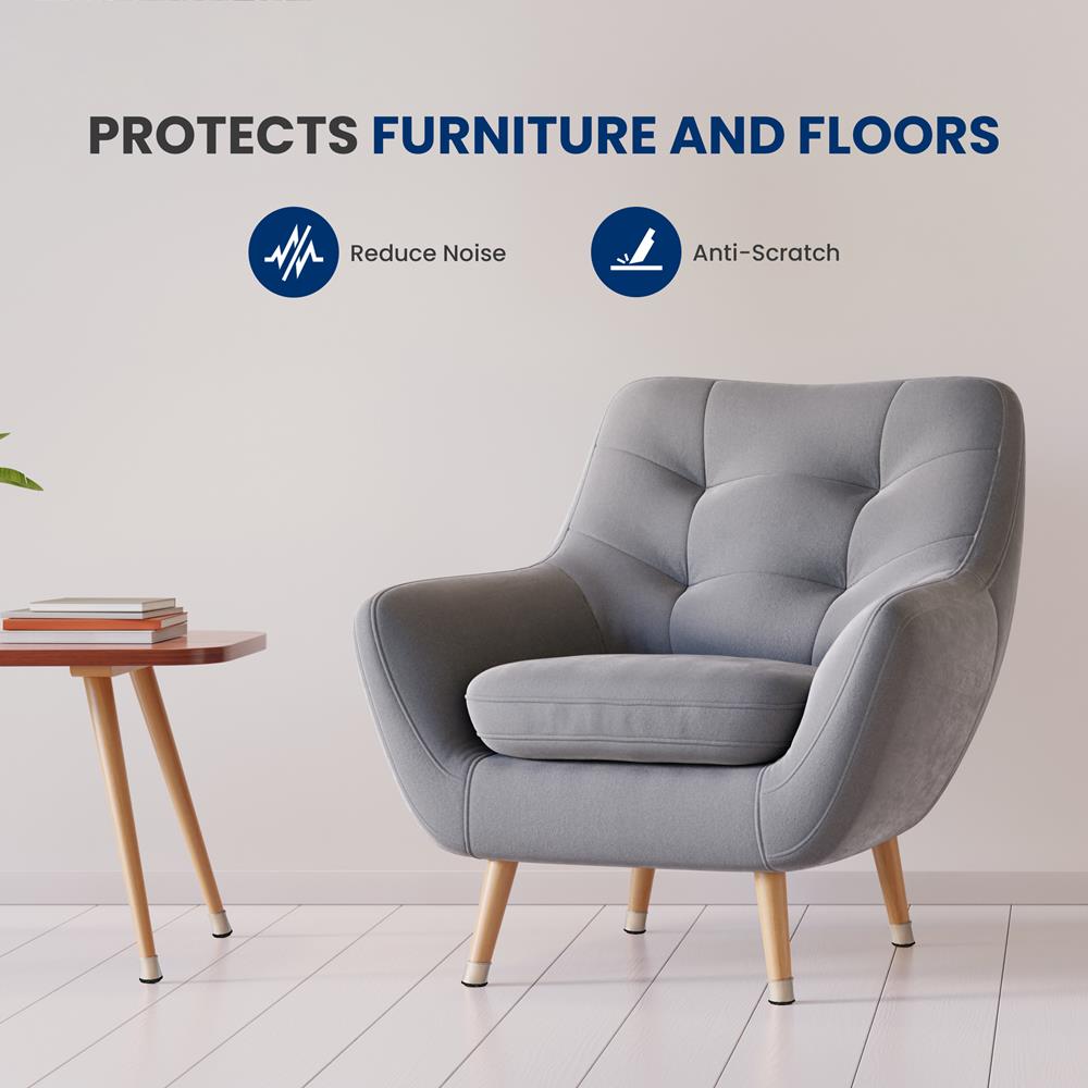 SereneLife Chair Leg Floor Protectors - Thumbnail 2