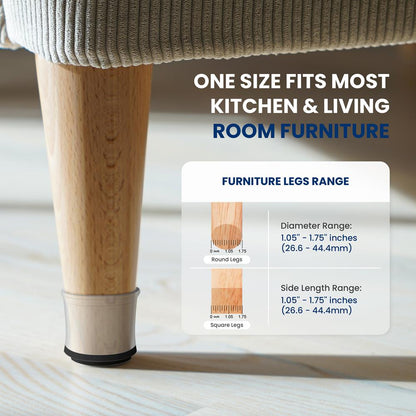 product image number 3 for SereneLife Rubber Furniture Leg Cover