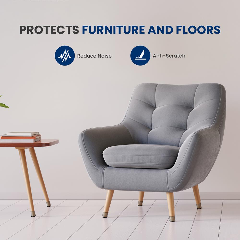 SereneLife Chair Leg Floor Protectors - Thumbnail 3