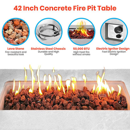 product image number 4 for SereneLife Propane Gas Fire Pit
