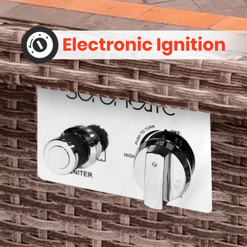 product image number 3 for SereneLife Propane Gas Fire Pit