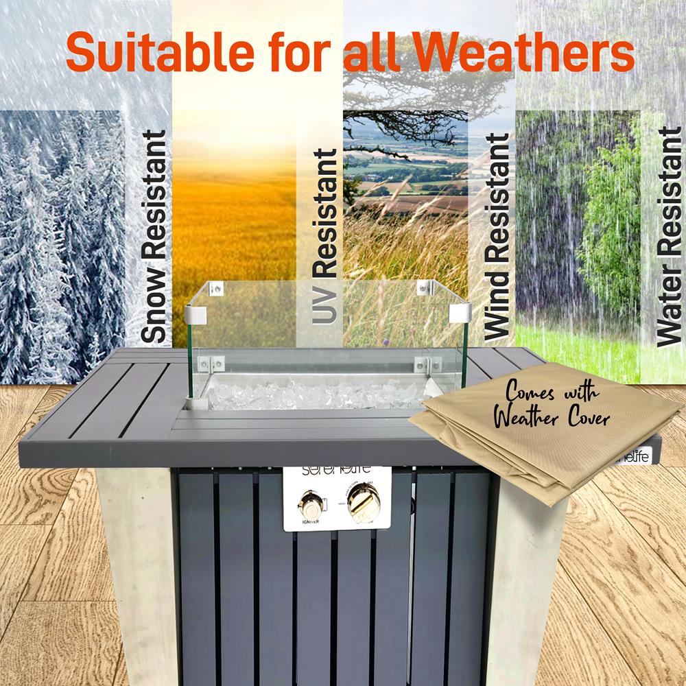 product image number 5 for SereneLife Propane Gas Fire Pit