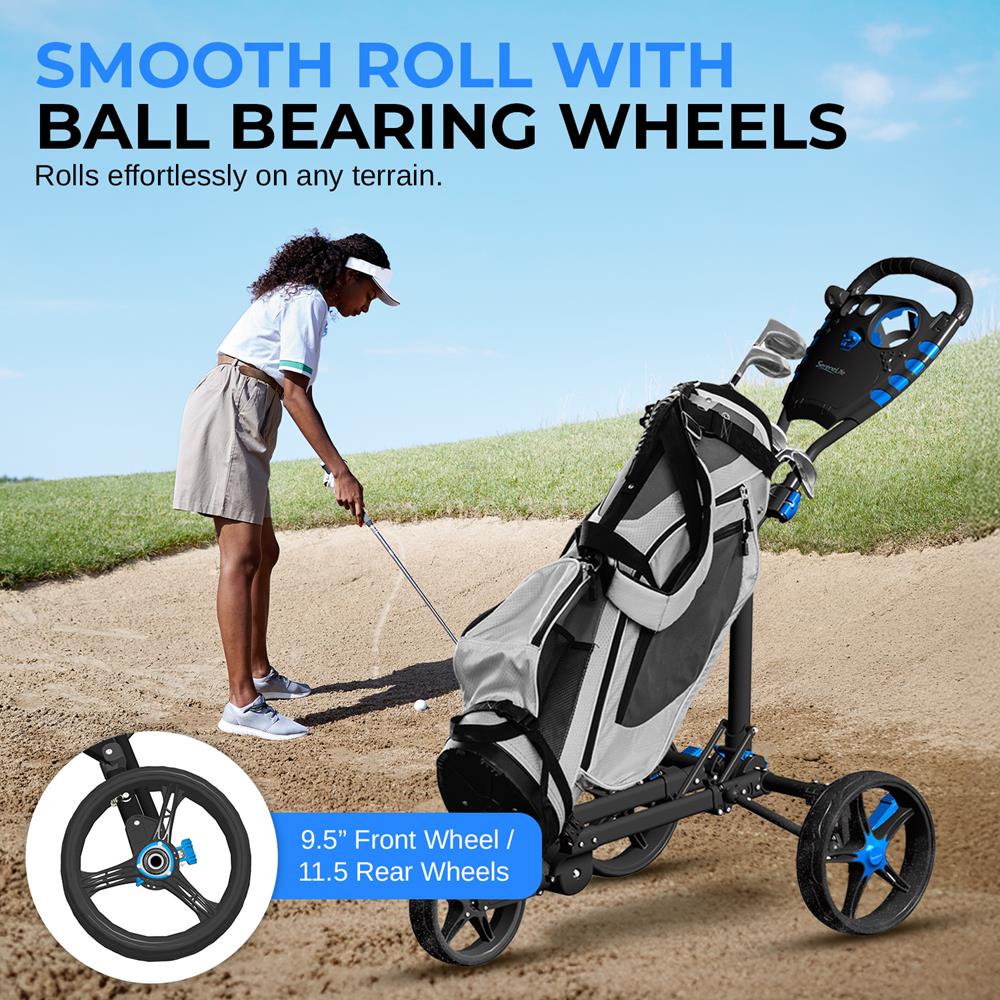 Pyle Golf Push Cart