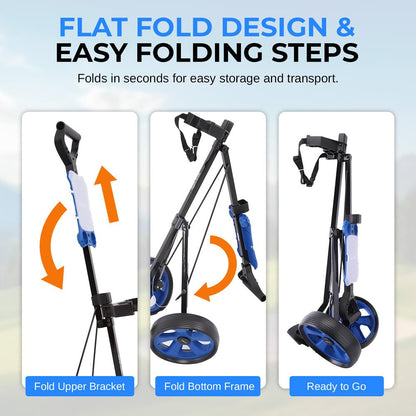 2-Wheel Golf Push Cart