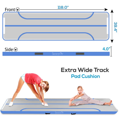 product image number 2 for SereneLife Tumbling Gymnastics Inflatable Air Mat