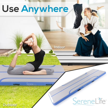 product image number 6 for SereneLife Tumbling Gymnastics Inflatable Air Mat