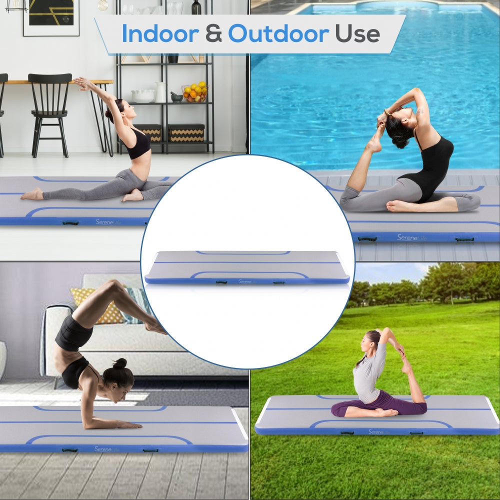 product image number 8 for SereneLife Tumbling Gymnastics Inflatable Air Mat