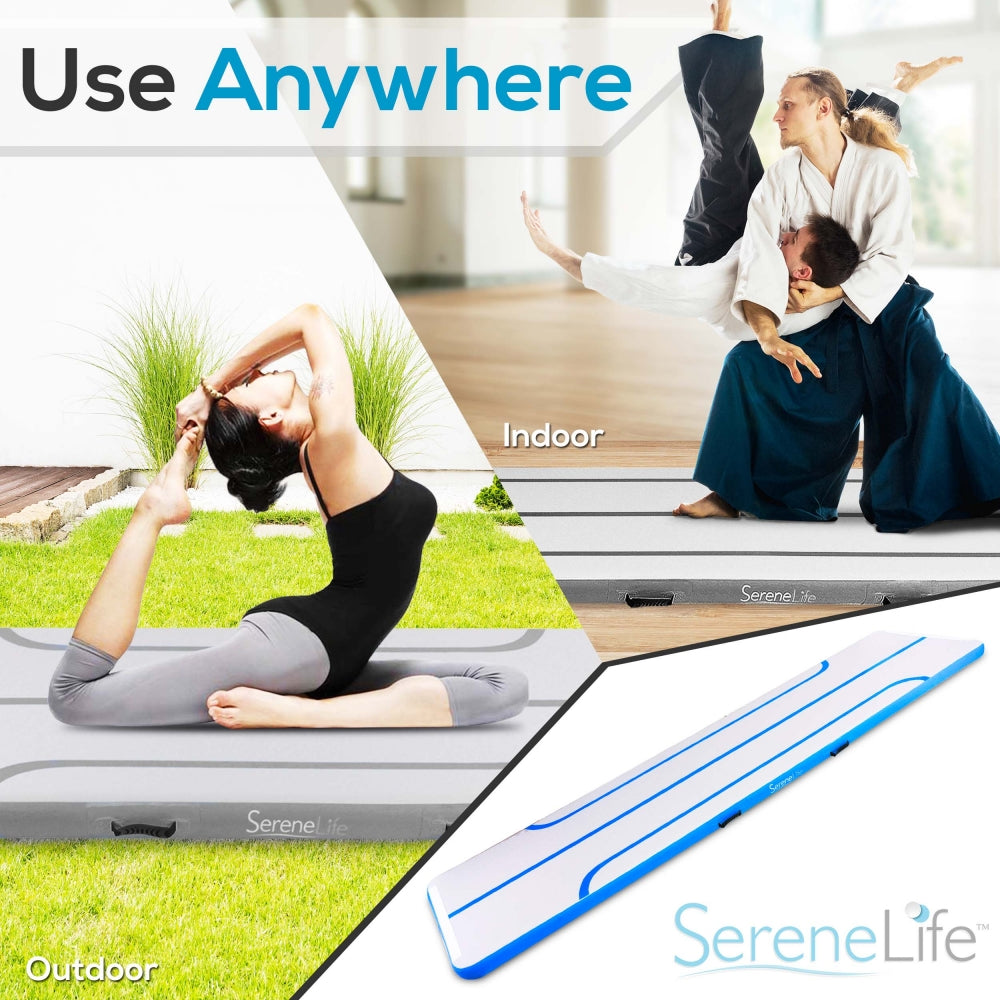 product image number 6 for SereneLife Tumbling Gymnastics Inflatable Air Mat