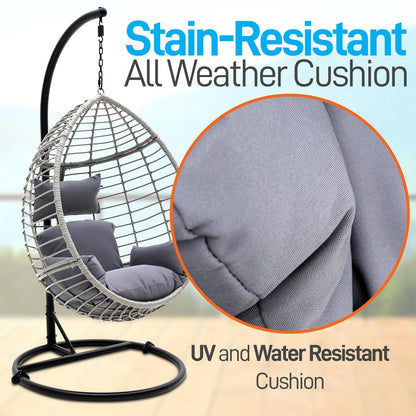 Wicker Rattan Swing Chair