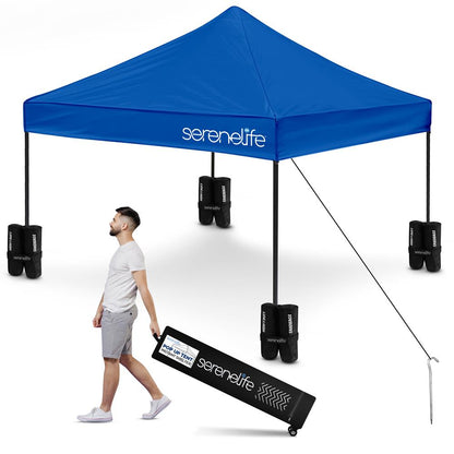 Pop Up Canopy Tent 10x10 Waterproof UV Protection, Portable