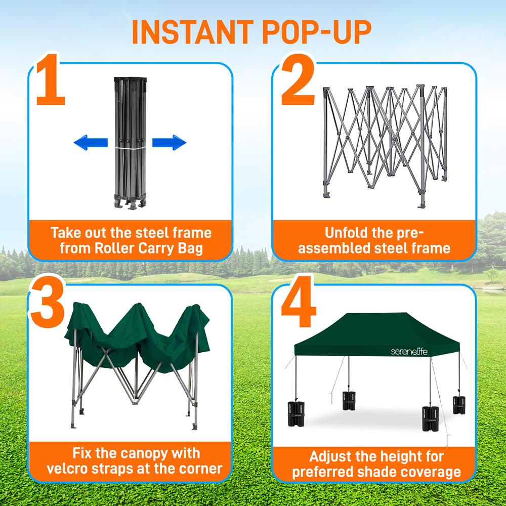 SereneLife Pop Up Tent - Thumbnail 5