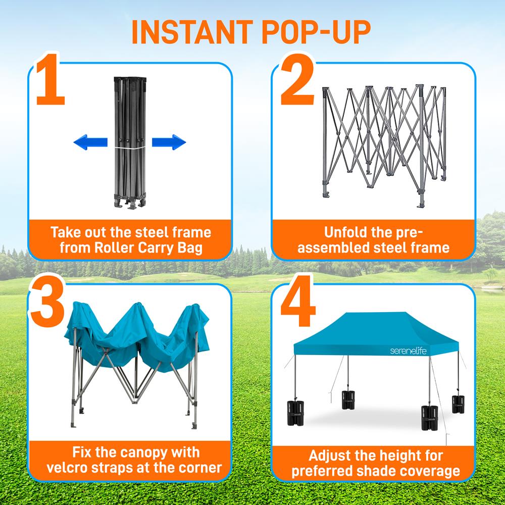 product image number 2 for SereneLife Tent Commercial Instant Shelter