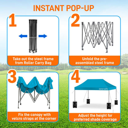 product image number 2 for SereneLife Tent Commercial Instant Shelter