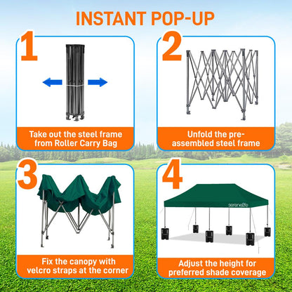 product image number 2 for SereneLife Tent Commercial Instant Shelter