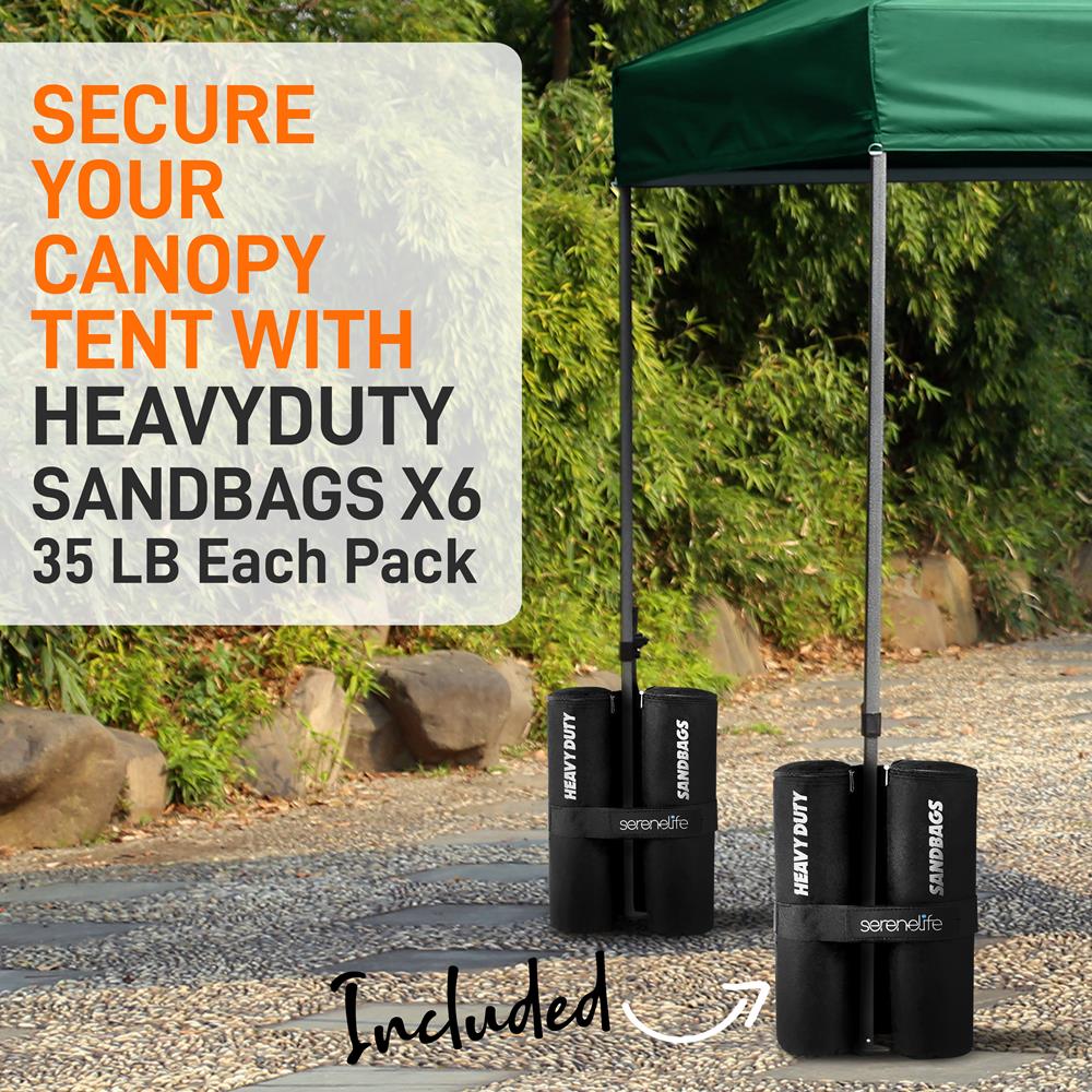 Pop Up Canopy Tent 10x20 Waterproof UV Protection Forest Green Pop Up Canopy Tent 10x20 Waterproof UV Protection Forest Green