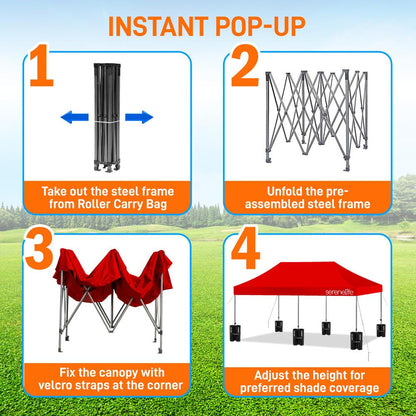 product image number 2 for SereneLife Tent Commercial Instant Shelter