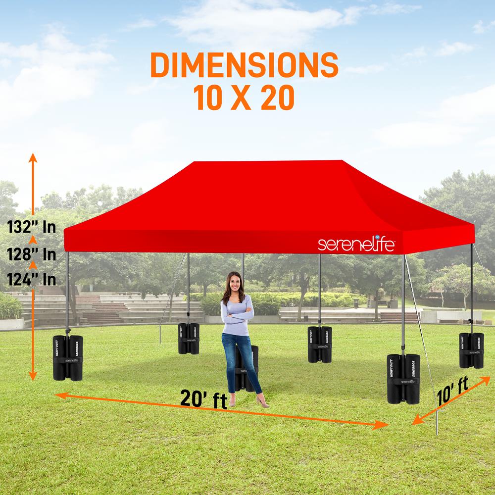 SereneLife Pop Up Canopy Tent - Thumbnail 2