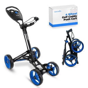 4-Wheel Golf Push Cart