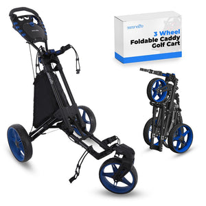 3-Wheel Golf Push Cart