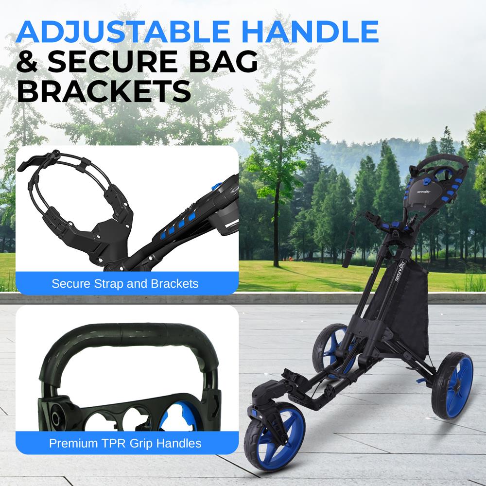 Pyle Golf Push Cart - Thumbnail 3