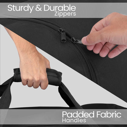 Portable Golf Duffel Bag - Water-Resistant Nylon, Extra Large Storage