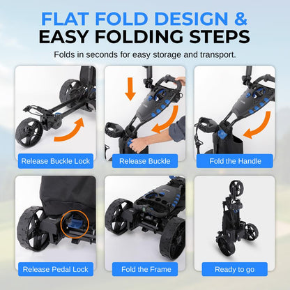 3-Wheel Golf Electric Trolley