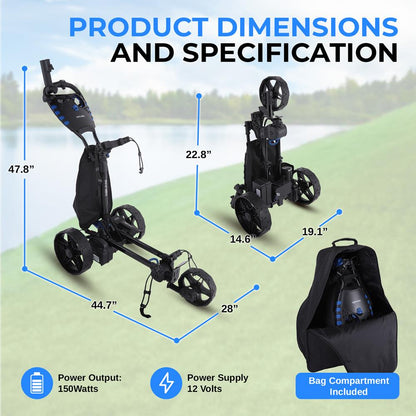 3-Wheel Golf Electric Trolley