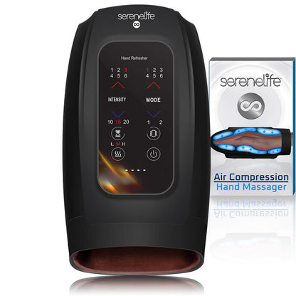 Hand Massager Pain Relief Air Pressure Heat Rechargeable 6 Modes
