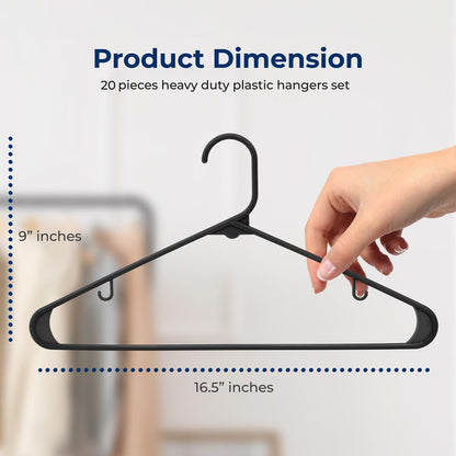 Non-Slip Plastic Hangers
