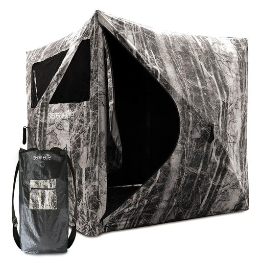 Ground Hunting Blind - Easy Setup, Water Repellent, Camo, 65"x55"
